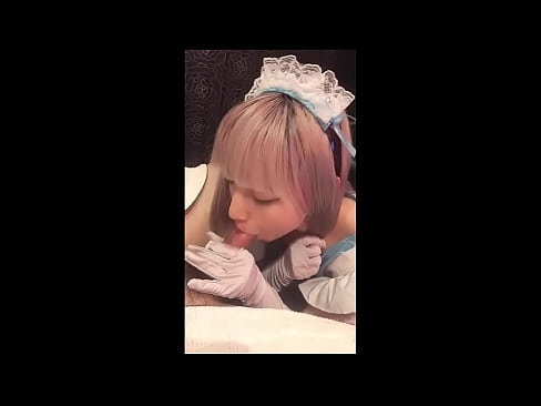 ❤️ Idole japonaise [mayuka], costume de soubrette, partie 1, pipe et branlette avec lotion ❌ Porno fait maison at us ❤